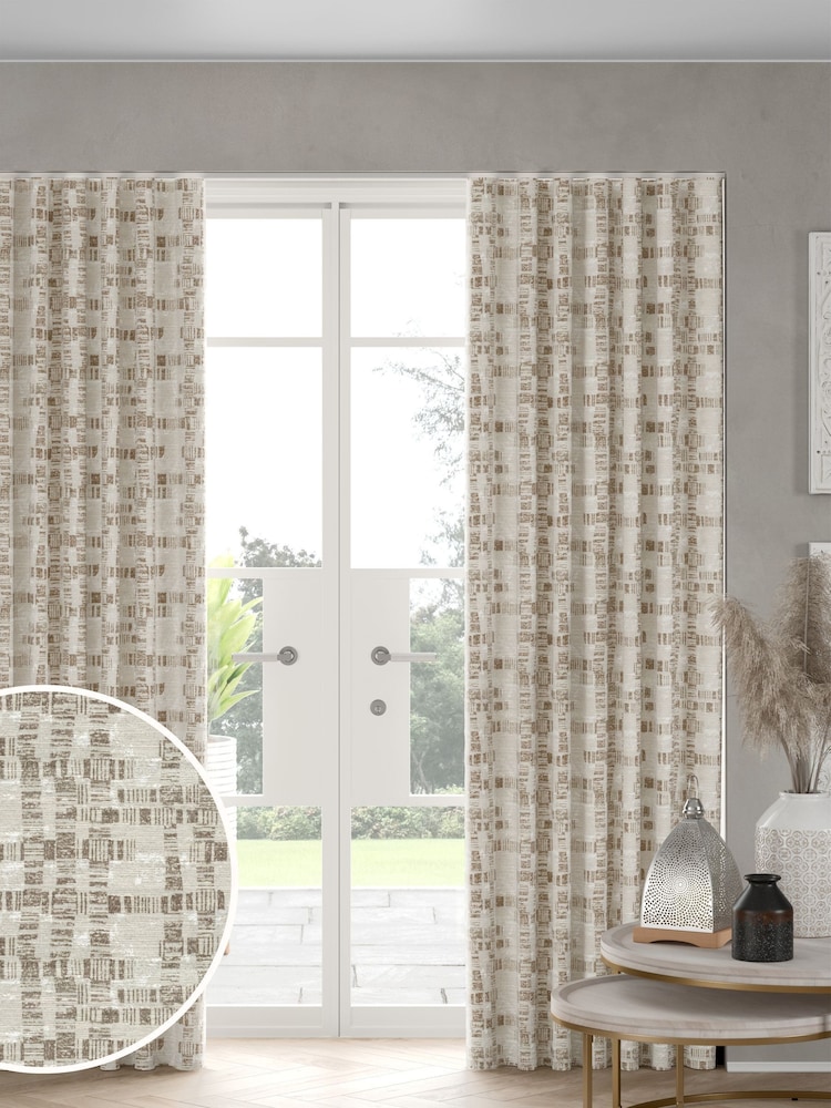 Champagne Gold Lustre Jacquard Made to Measure Curtains - Image 1 of 10