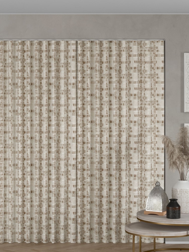 Champagne Gold Lustre Jacquard Made to Measure Curtains - Image 2 of 10