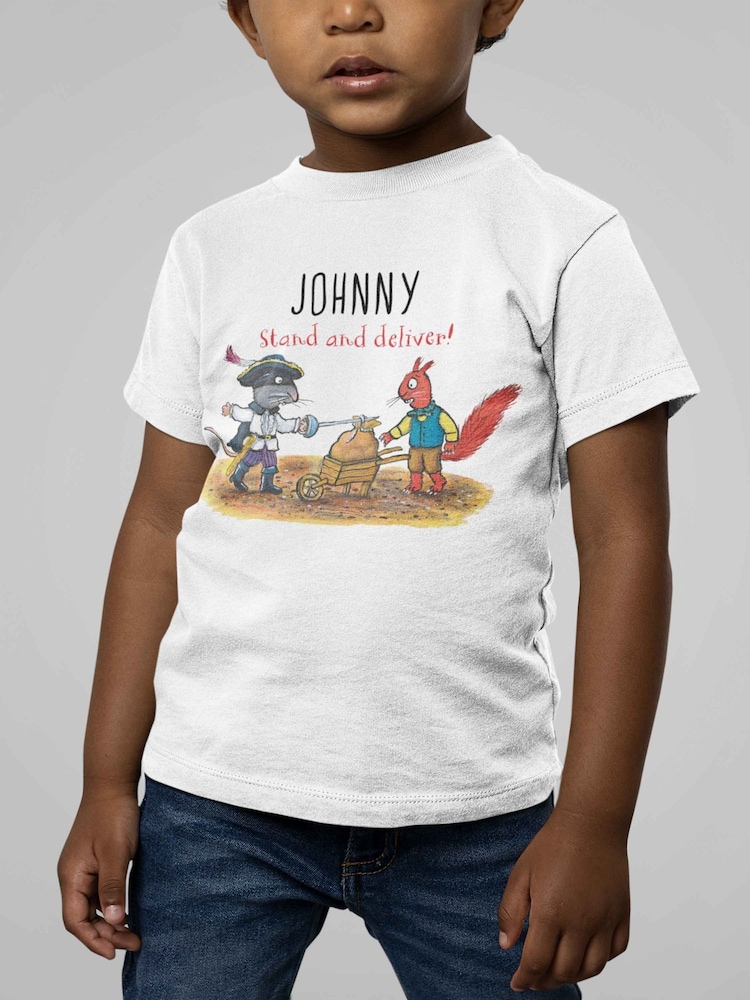 Personalised "Stand and deliver!" Highway Rat Childrens T-Shirt by Star Editions - Image 2 of 4