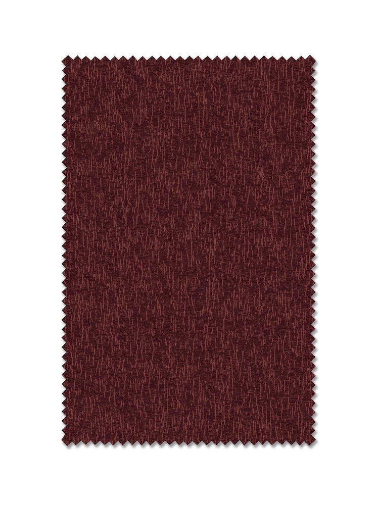 Wine Red Burgundy Heavyweight Chenille Made to Measure Curtains - Image 9 of 9