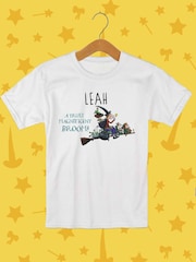 Personalised Room On The Broom Childrens T-Shirt by Star Editions - Image 4 of 4