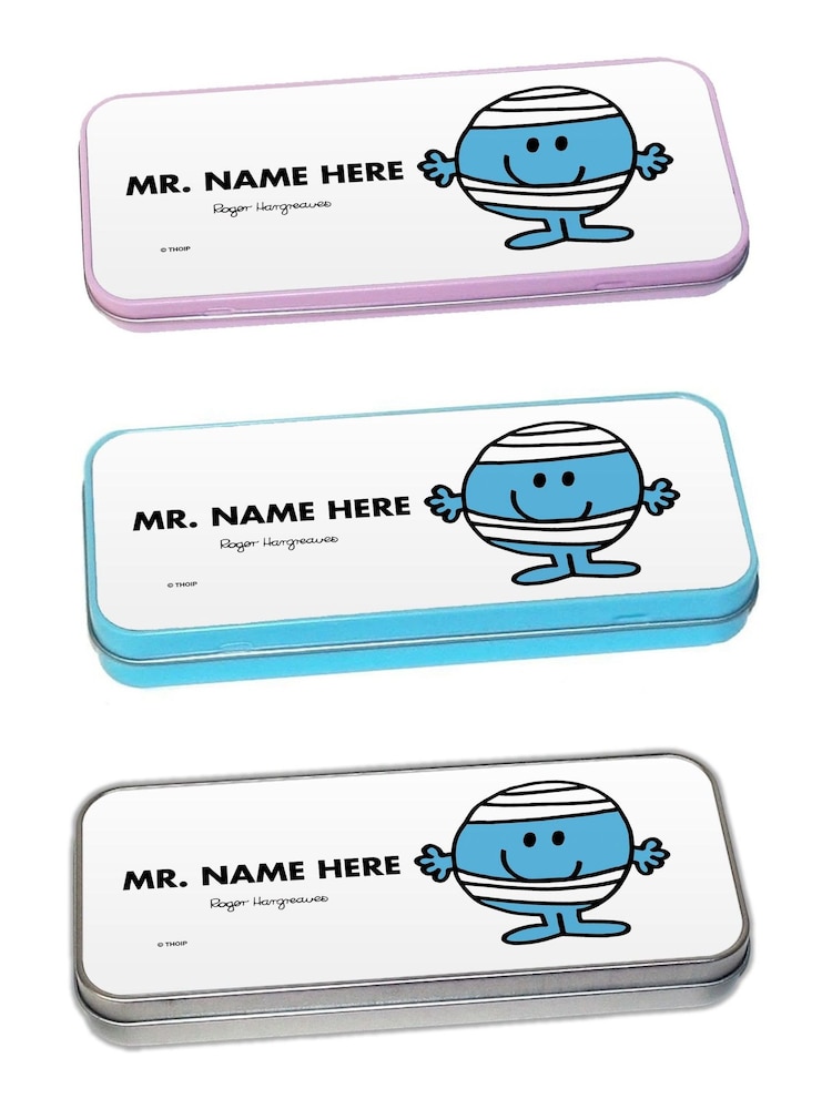 Star Editions Mr Men Personalised Black Pencil Tin - Image 3 of 3