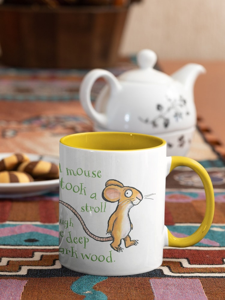 Star Editions Yellow Personalised Mouse Coloured Insert Mug - Image 2 of 3
