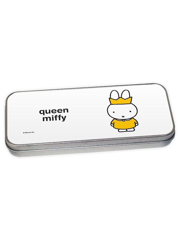 Star Editions Queen Silver Persoanlised Miffy Pencil Tin - Image 1 of 2