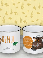 Star Editions Personalised Gruffalo And Mouse White Enamel Mug - Image 2 of 2
