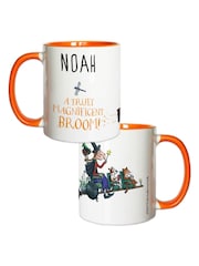 Star Editions Orange Personalised Room On The Broom Coloured Insert Mug - Image 3 of 3