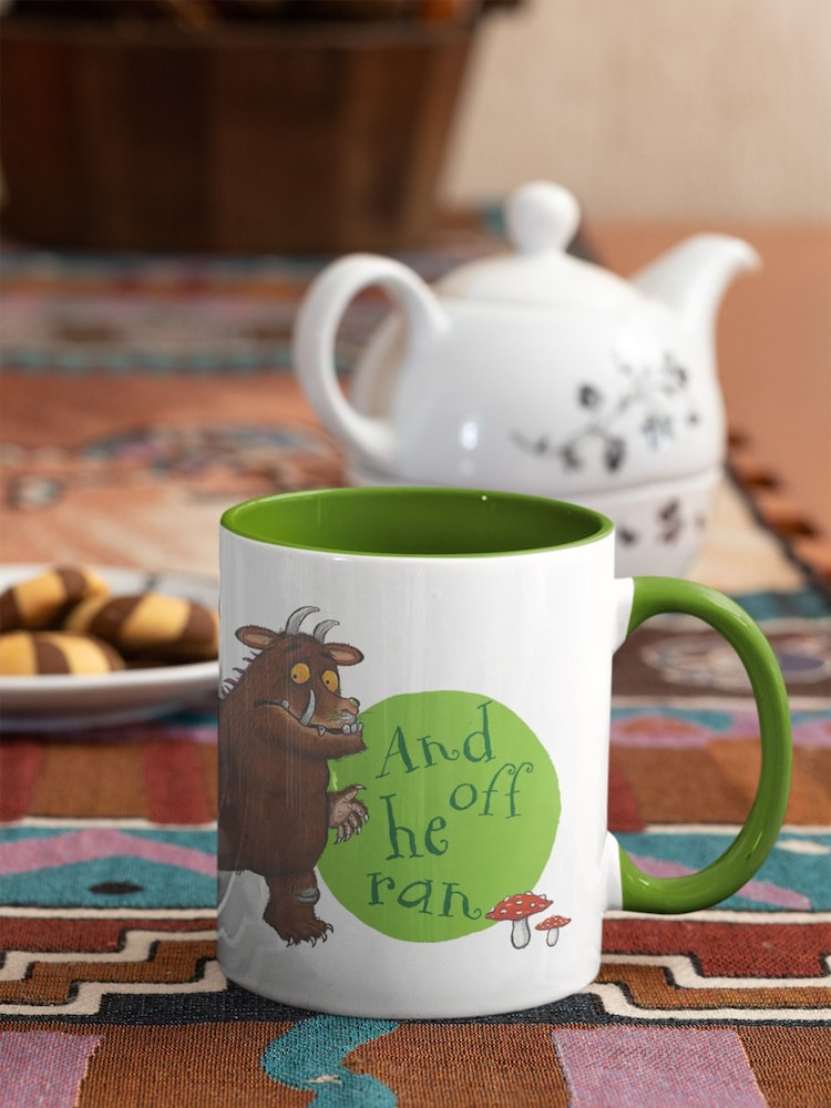 Star Editions Green Personalised Fox and Gruffalo Coloured Insert Mug - Image 2 of 3