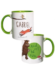 Star Editions Green Personalised Fox and Gruffalo Coloured Insert Mug - Image 3 of 3