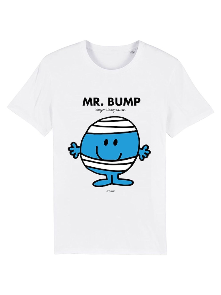 Star Editions Mr. Men Adults Personalised White 100% Cotton T-Shirt - Image 3 of 3