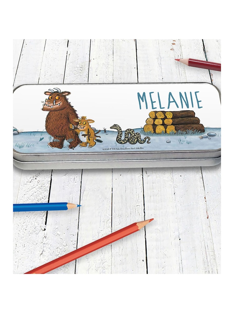 Star Editions Silver Personalised Gruffalo Family Pencil Tin - Image 2 of 2