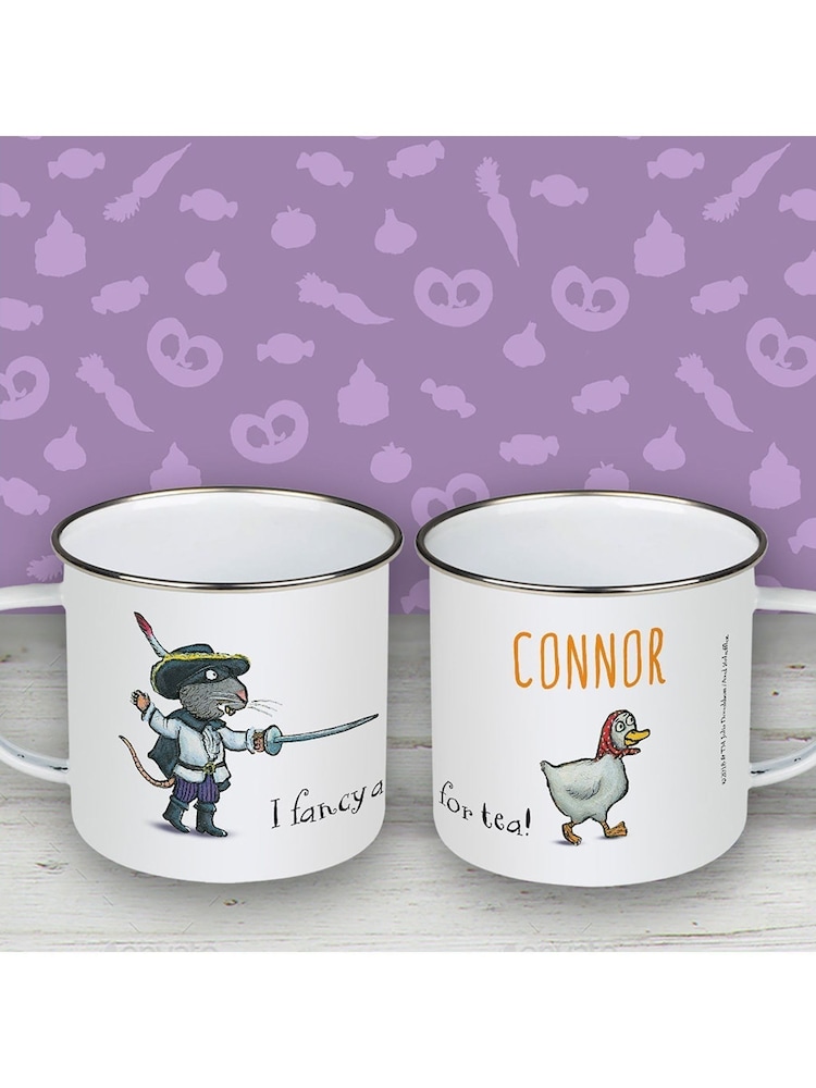 Star Editions Personalised Highway Rat Enamel White Mug - Image 3 of 3