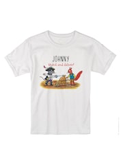 Star Editions White 100% Cotton Personalised "Stand and deliver!" Highway Rat Childrens T-Shirt - Image 3 of 3