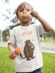 Star Editions Blue Personalised Gruffalo Childrens 100% Cotton T-Shirt - Image 1 of 3