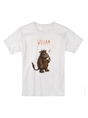 Star Editions Blue Personalised Gruffalo Childrens 100% Cotton T-Shirt - Image 3 of 3