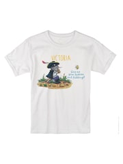 Star Editions Kids White 100% Cotton Personalised Highway Rat T-Shirt - Image 3 of 3