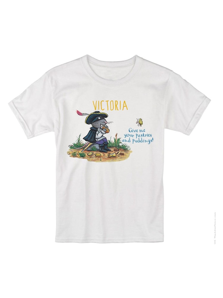 Star Editions Kids White 100% Cotton Personalised Highway Rat T-Shirt - Image 3 of 3