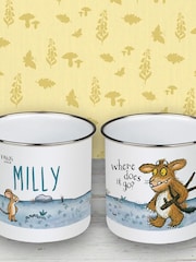 Star Editions Child Personalised Gruffalos Enamel White Mug - Image 2 of 2