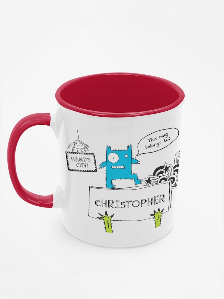 Star Editions Tom Gates Red Personalised Emergency Biscuits Mug - Image 1 of 3