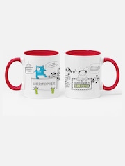 Star Editions Tom Gates Red Personalised Emergency Biscuits Mug - Image 2 of 3