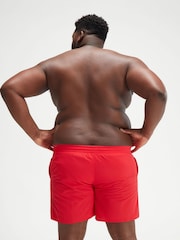 Speedo Red Plus Size Essentials 16" Shorts - Image 2 of 6
