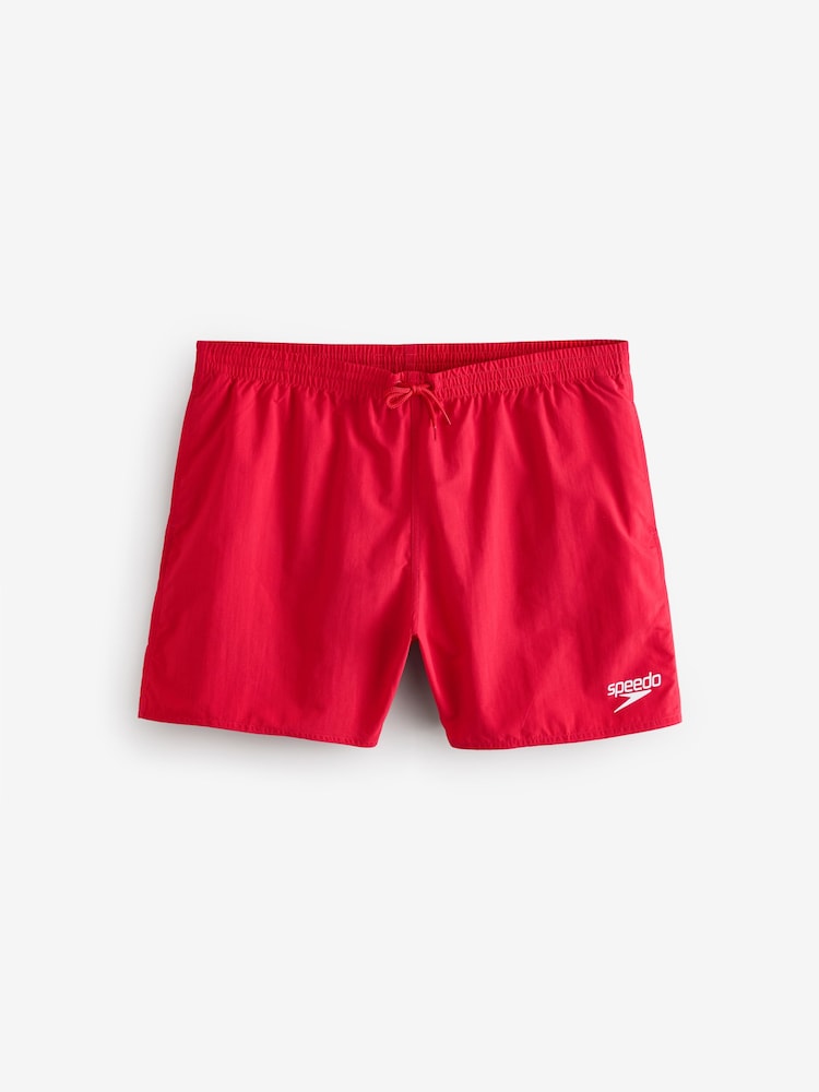 Speedo Red Plus Size Essentials 16" Shorts - Image 6 of 6