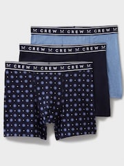 Crew Clothing Company Blue Sky Jersey Boxers 3 Pack - Image 1 of 2