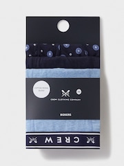Crew Clothing Company Blue Sky Jersey Boxers 3 Pack - Image 2 of 2