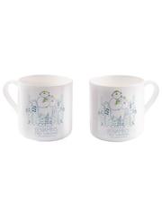 Star Editions Personalised The Snowman and the Snowdogs First Christmas Bone China White Mug - Image 3 of 3