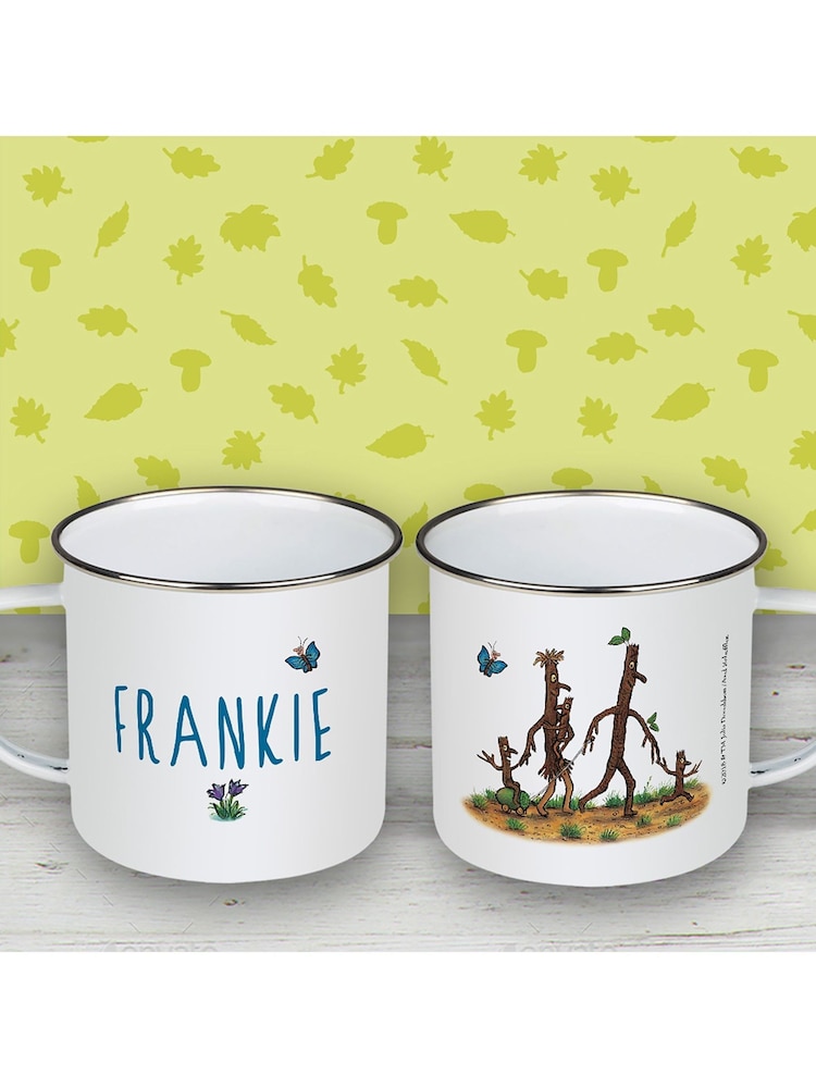 Star Editions Personalised Stick Family Enamel White Mug - Image 2 of 2