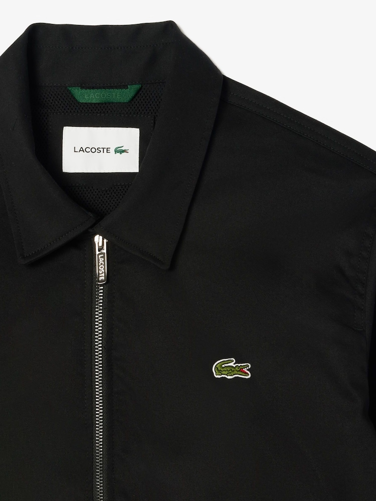 Lacoste Stretch Cotton Twill Black Jacket - Image 2 of 3