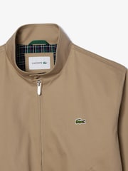 Lacoste Showerproof Cotton Twill Harrington Brown Jacket - Image 2 of 3