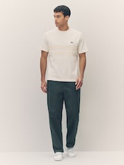 Lacoste Classic Fit Heavy Jersey Mesh Insert T-Shirt - Image 3 of 8