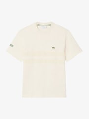 Lacoste Classic Fit Heavy Jersey Mesh Insert T-Shirt - Image 6 of 8