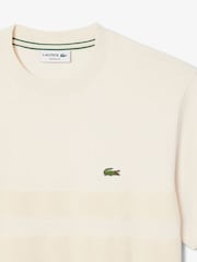 Lacoste Classic Fit Heavy Jersey Mesh Insert T-Shirt - Image 7 of 8