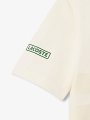 Lacoste Classic Fit Heavy Jersey Mesh Insert T-Shirt - Image 8 of 8