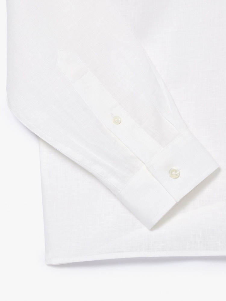 Lacoste Regular Fit Linen Shirt - Image 6 of 6