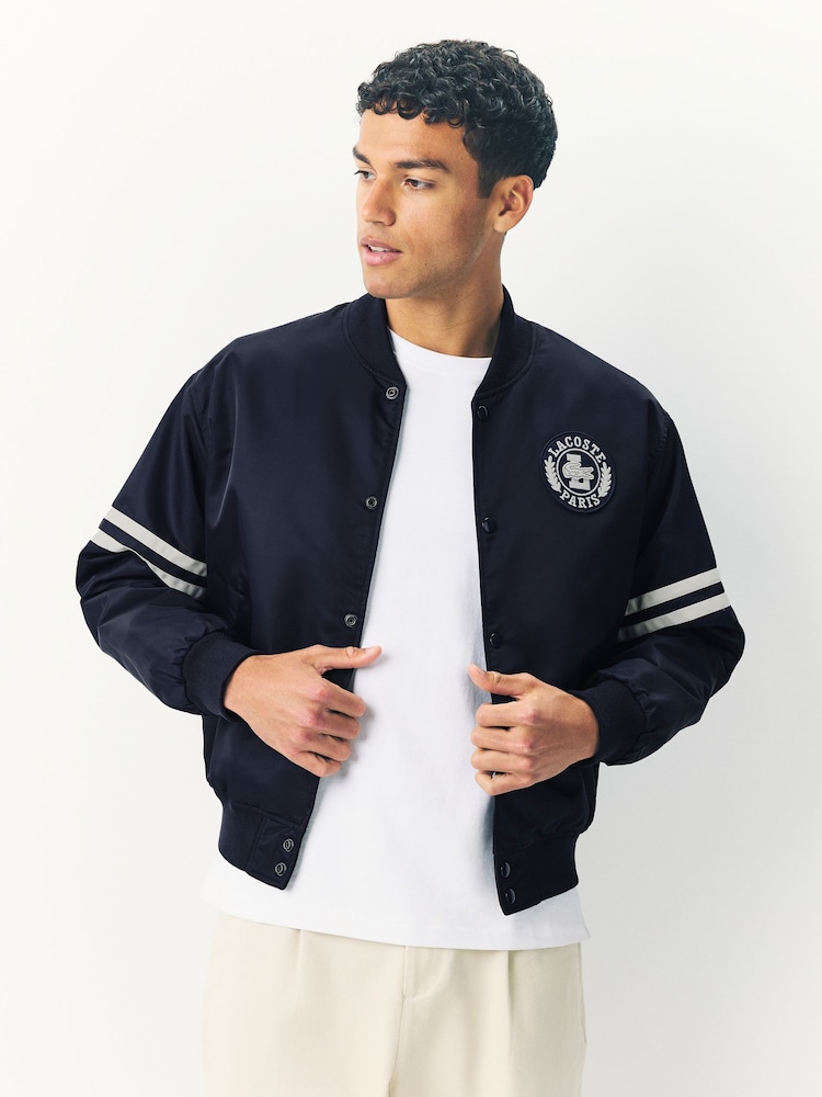 Chaqueta bomber ligera azul de Lacoste - Imagen 1 de 4 Chaqueta bomber ligera azul de Lacoste - Imagen 1 de 4