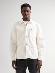 Lacoste Woven Denim Overshirt - Image 1 of 7