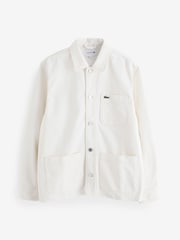 Lacoste Woven Denim Overshirt - Image 4 of 7