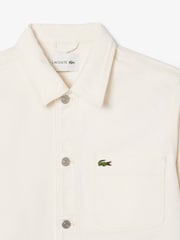 Lacoste Woven Denim Overshirt - Image 5 of 7