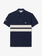 Lacoste Classic Fit Mesh Insert Polo Shirt - Image 1 of 4