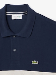 Lacoste Classic Fit Mesh Insert Polo Shirt - Image 3 of 4