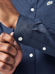 Camisa de lino de corte estándar de Lacoste - Imagen 4 de 7