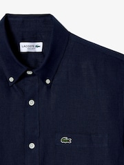 Camisa de lino de corte estándar de Lacoste - Imagen 6 de 7