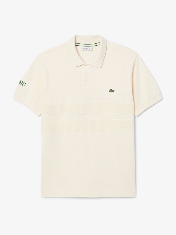 Lacoste Classic Fit Mesh Insert Polo Shirt - Image 1 of 4