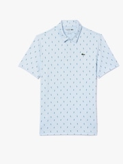 Футболка-поло классического кроя с принтом и УФ-защитой Lacoste Golf - Изображение 1 из 5