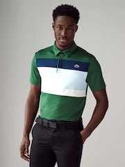 Lacoste Regular Fit Ultra Dry UV Protect Stretch Golf Polo Shirt - Image 1 of 6