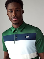 Lacoste Regular Fit Ultra Dry UV Protect Stretch Golf Polo Shirt - Image 3 of 6
