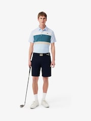 Синий - Lacoste футболка-поло классического кроя с УФ-защитой Golf - Изображение 3 из 6
