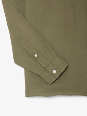 Lacoste Regular Fit Linen Shirt - Image 7 of 7